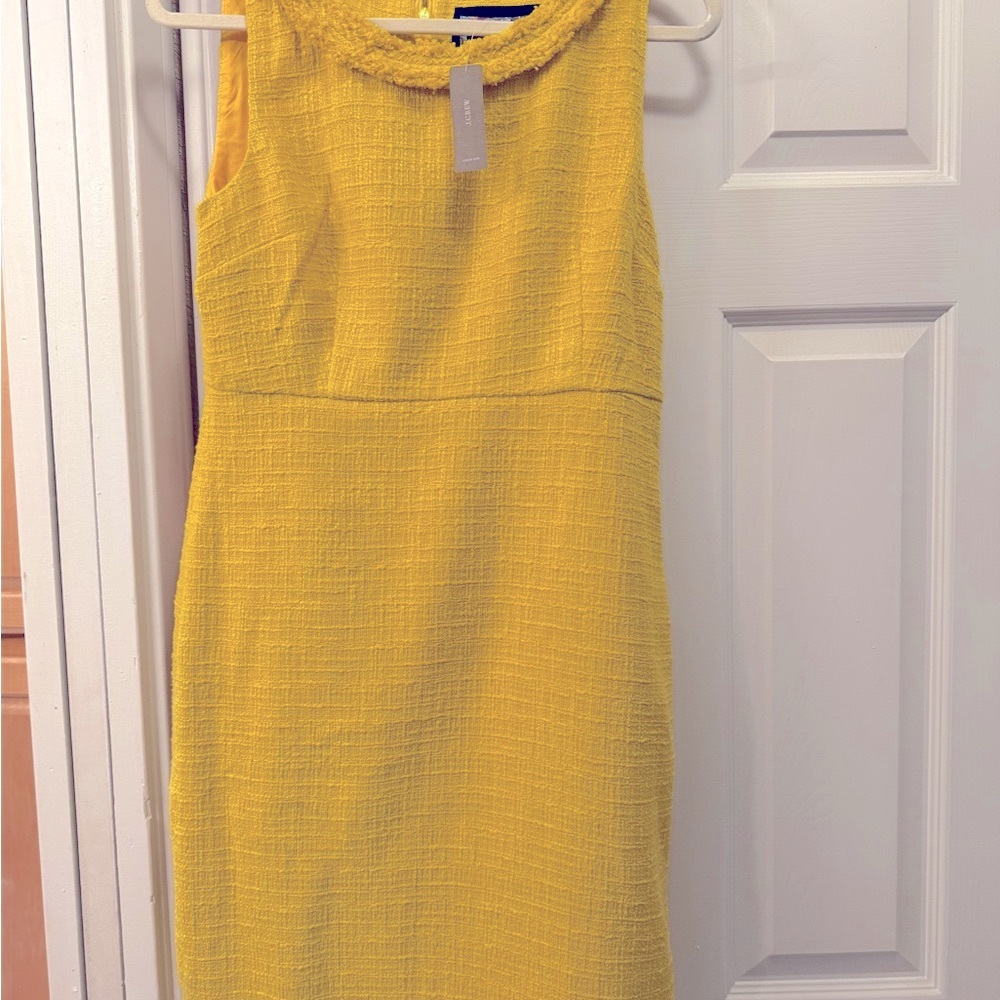 J. Crew Dress in Vibrant Yellow